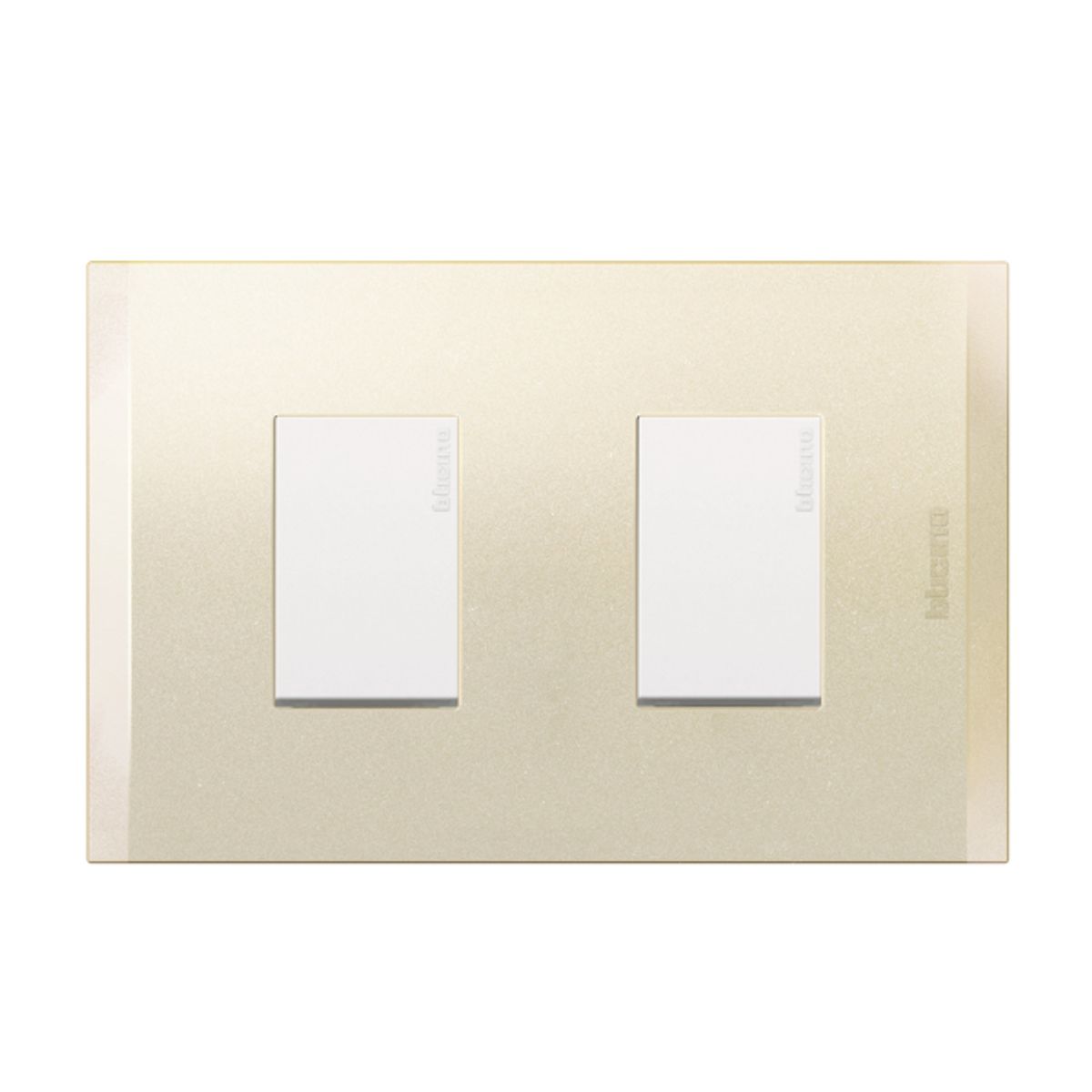 BTICINO - Interruptor 9-15 Bticino 10Ax 250V Blanco Perla Nobile