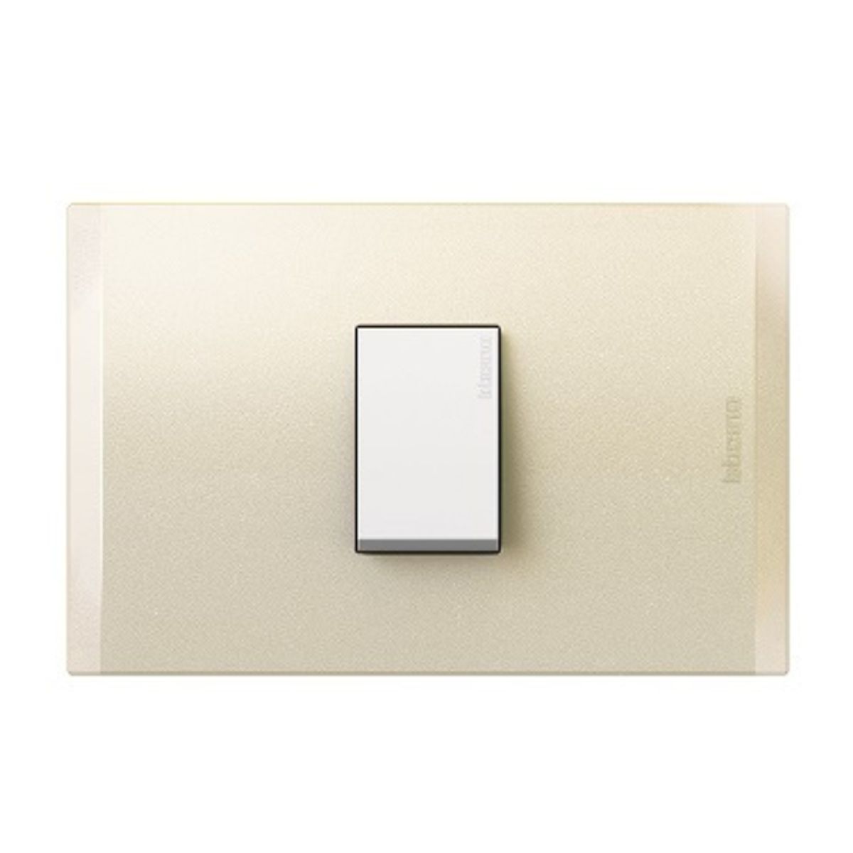 BTICINO - Interruptor 9-24 Bticino 10Ax 3 Vias 250V Blanco Perla Nobile