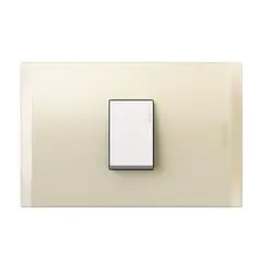 BTICINO - Interruptor 9-24 10Ax 3 Vias 250V Blanco Perla Nobile