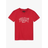 Polera Con Logo Gráfico Rojo