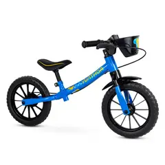 INFANTI - Bicicleta de Balance con Frenos Azul Nathor