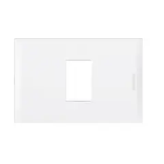 BTICINO - Placa 1 Puesto Blanca Con Soporte Nobile