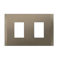 BTICINO - Placa 2 Puestos Terra Con Soporte Nobile