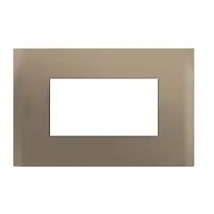 BTICINO - Placa 3 Puestos Terra Con Soporte Nobile