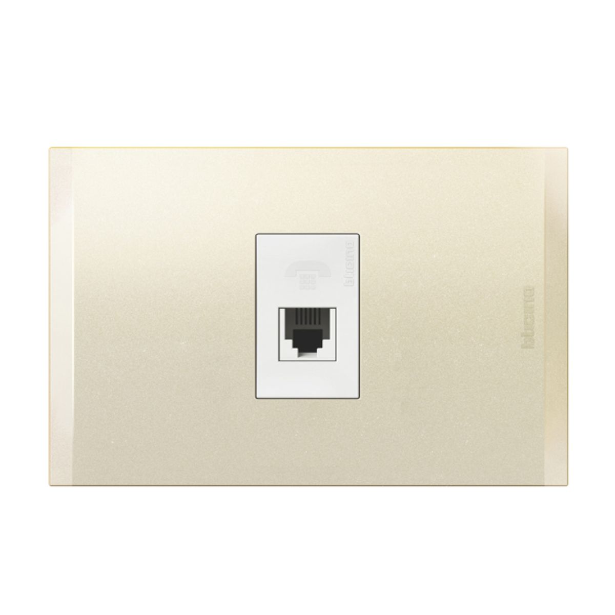 BTICINO - Toma Rj11 Bticino Blanco Perla Nobile