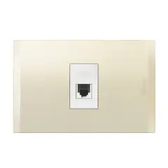 BTICINO - Toma Rj11 Blanco Perla Nobile