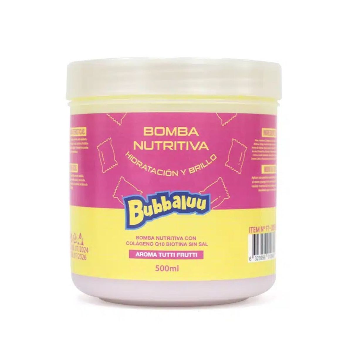 GENERICO - Bomba Nutritiva Sin Sal Bubbaluuu Tutti Frutti