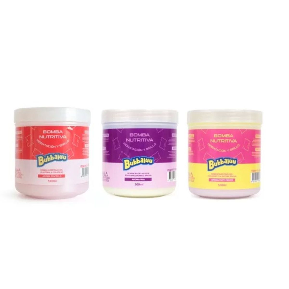 GENERICO - Bomba Nutritiva Sin Sal Bubbaluuu Tutti Frutti