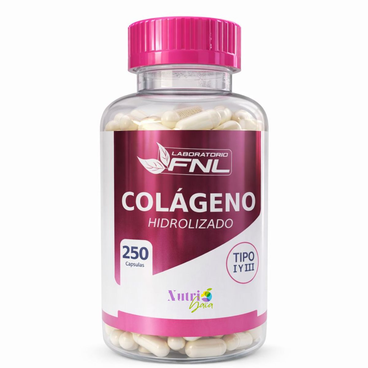 FNL - Colágeno Hidrolizado 250 Cápsulas FNL, 350 mg.