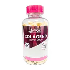 FNL - Colágeno Hidrolizado 350 mg. 250 Cápsulas Lab.