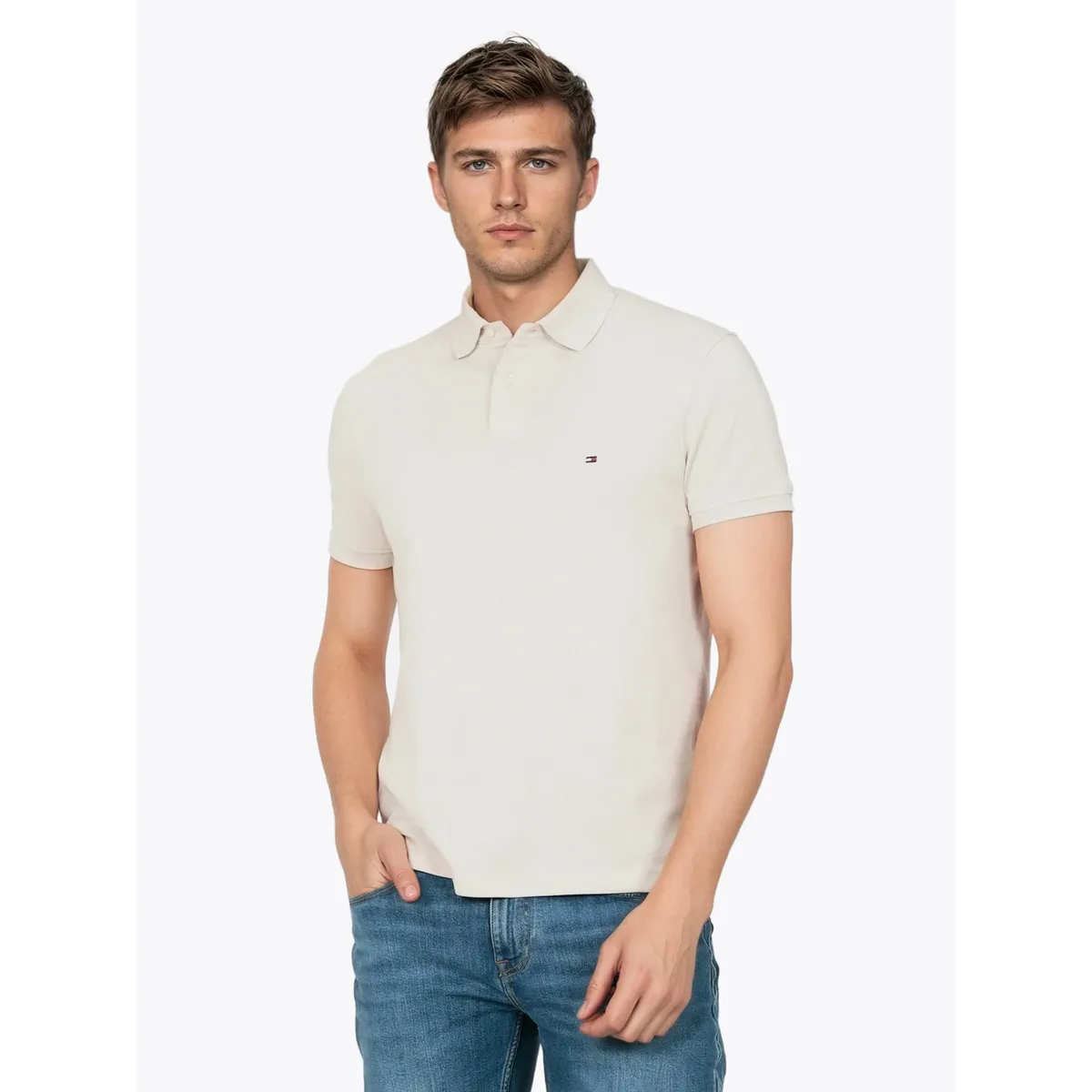 TOMMY HILFIGER - Polo Im 1985 Regular Fit Beige Tommy Hilfiger