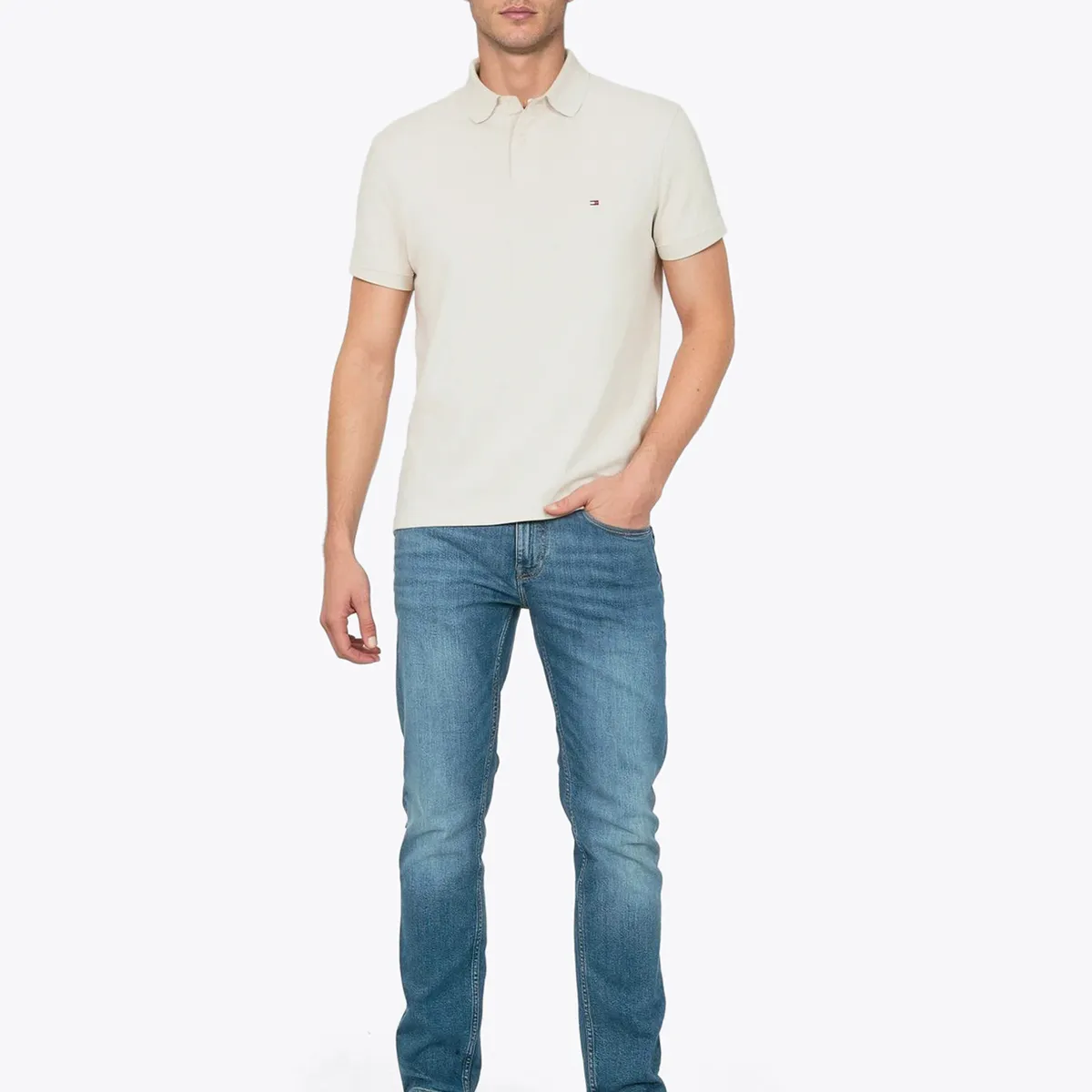 TOMMY HILFIGER - Polo Im 1985 Regular Fit Beige Tommy Hilfiger