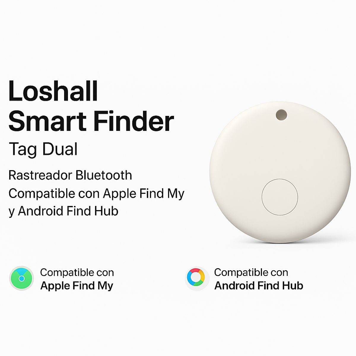 GENERICO - Rastreador/Localizador  Bluetooth -  Compatible con Apple y Android