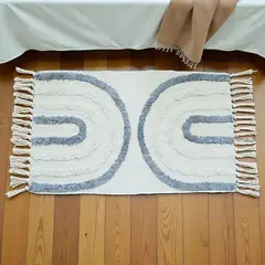 GENERICO - Bajada de cama Bordada Kilim de estilo etnico 60x90cm md71