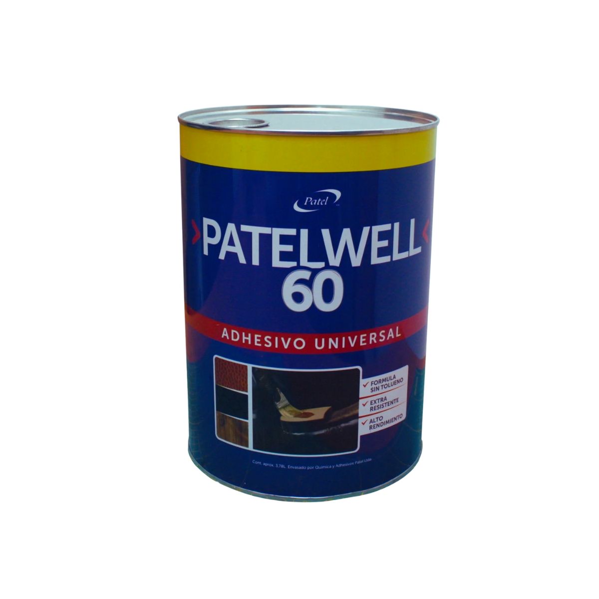 PATELWELL - Adhesivo de Contacto Patelwell 60 Galón 3.8 Litros