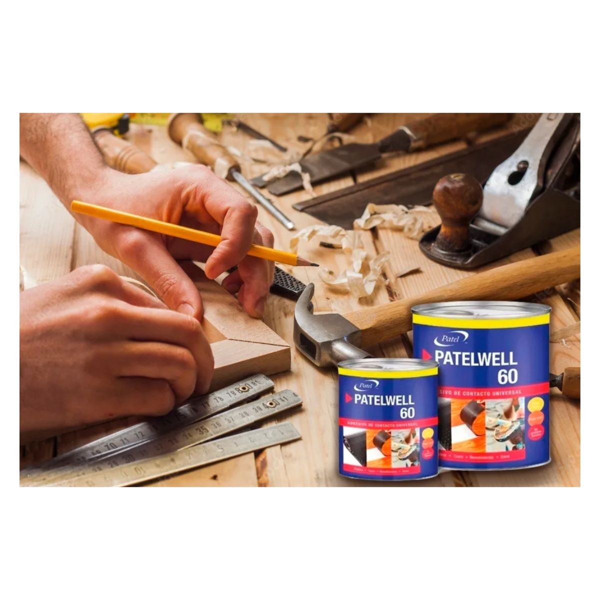 PATELWELL - Adhesivo de Contacto Patelwell 60 Galón 3.8 Litros