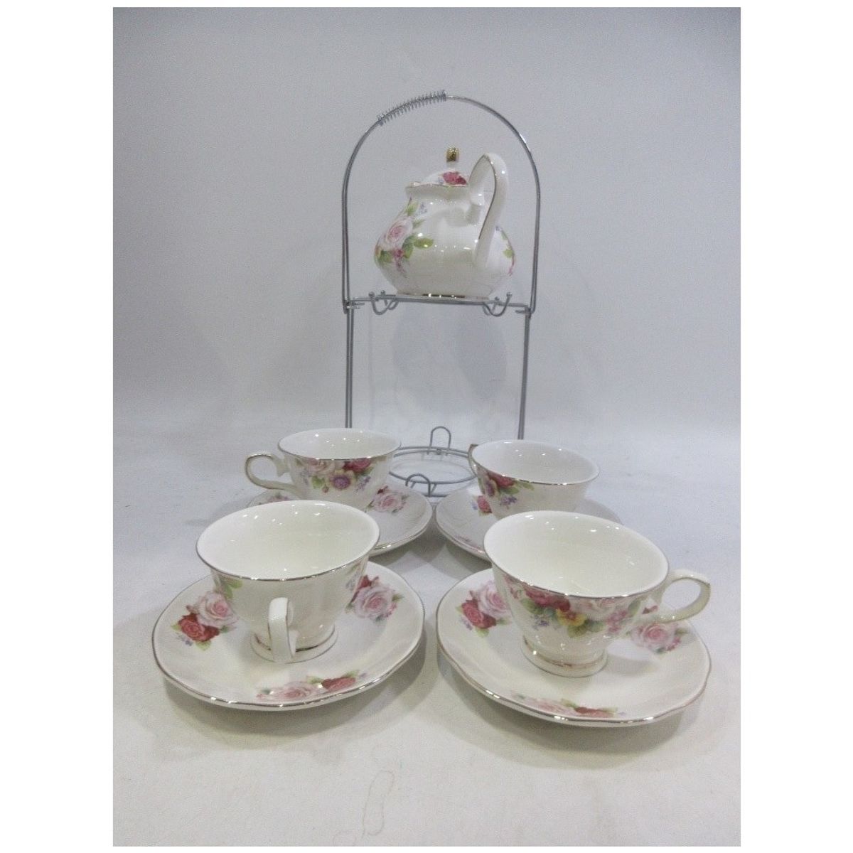 CAP DOR - Set Tetera Tazas Roses