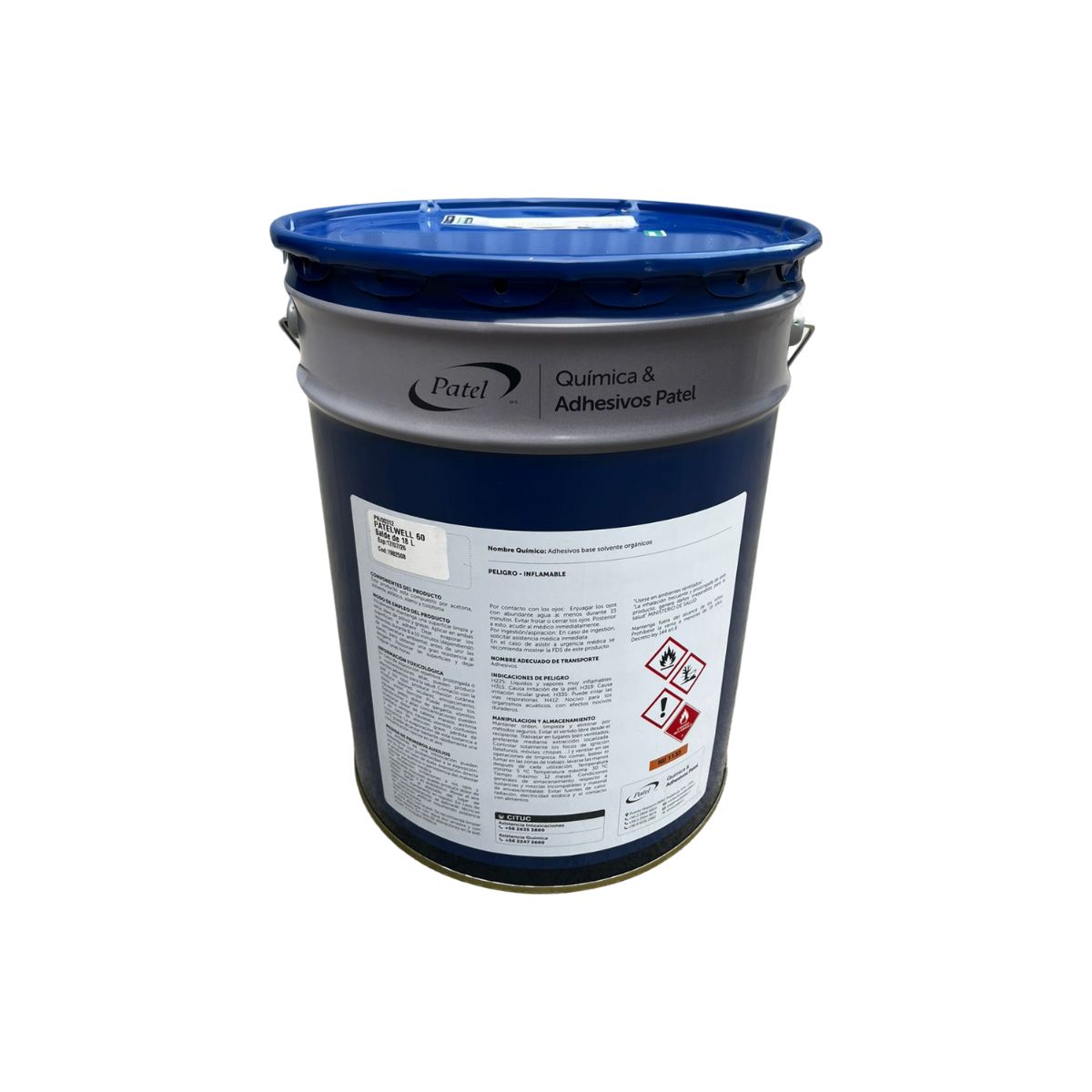 PATELWELL - Adhesivo de Contacto Patelwell 60 Tineta 18 Litros