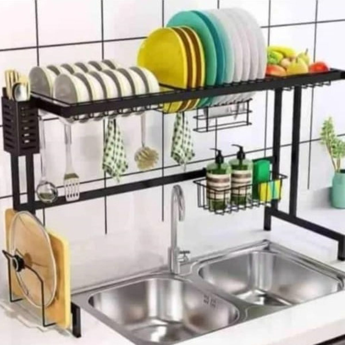 GENERICO - SECADOR ESCURRIDOR DE PLATOS LOZA RACK