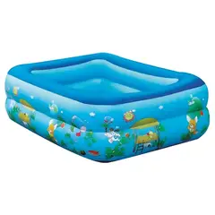 PUNTO STORE - Piscina Inflable Rectangular 120x90cms ¡Diversión Segura - PS