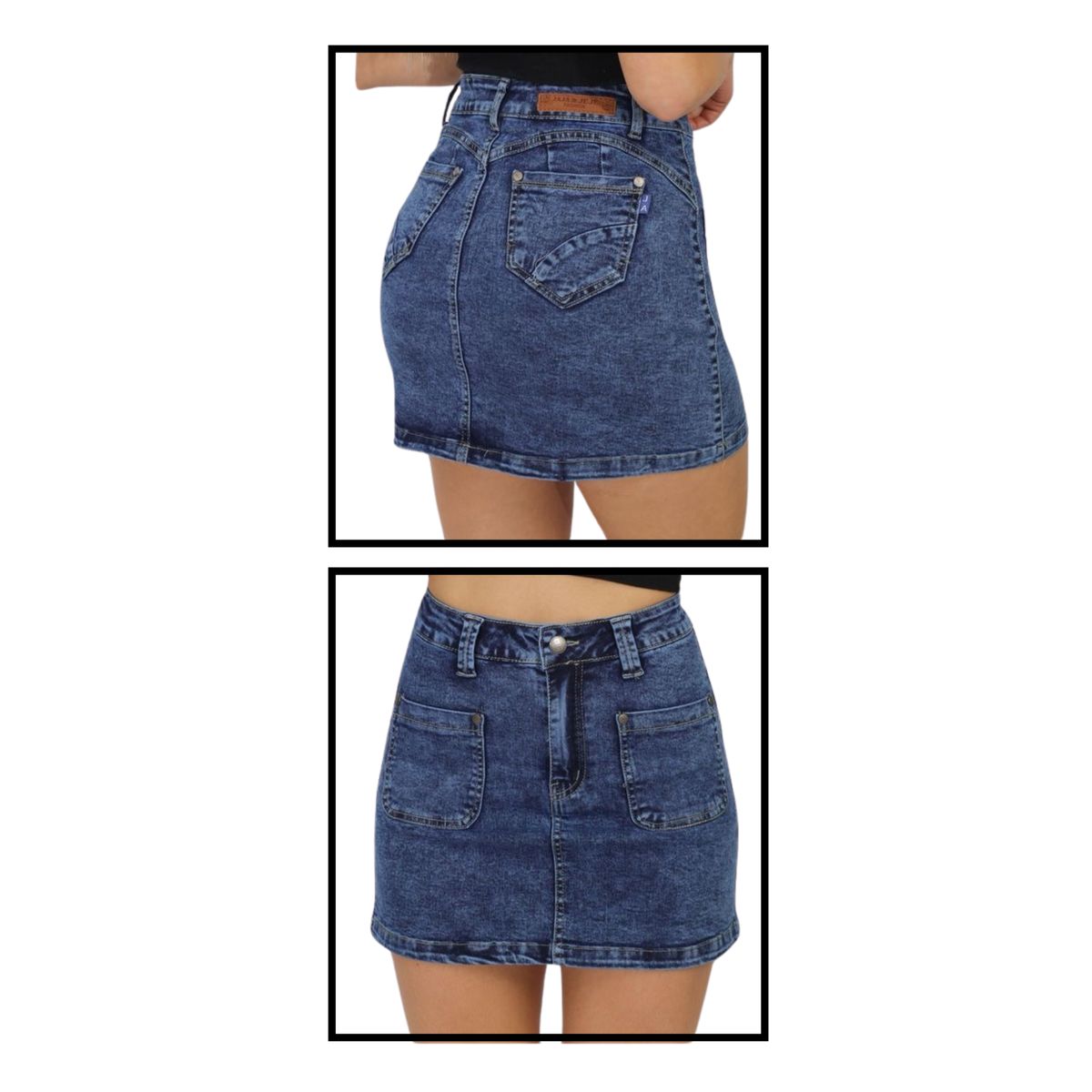 D'JOE - Falda Jeans Con Short Mujer Shantal