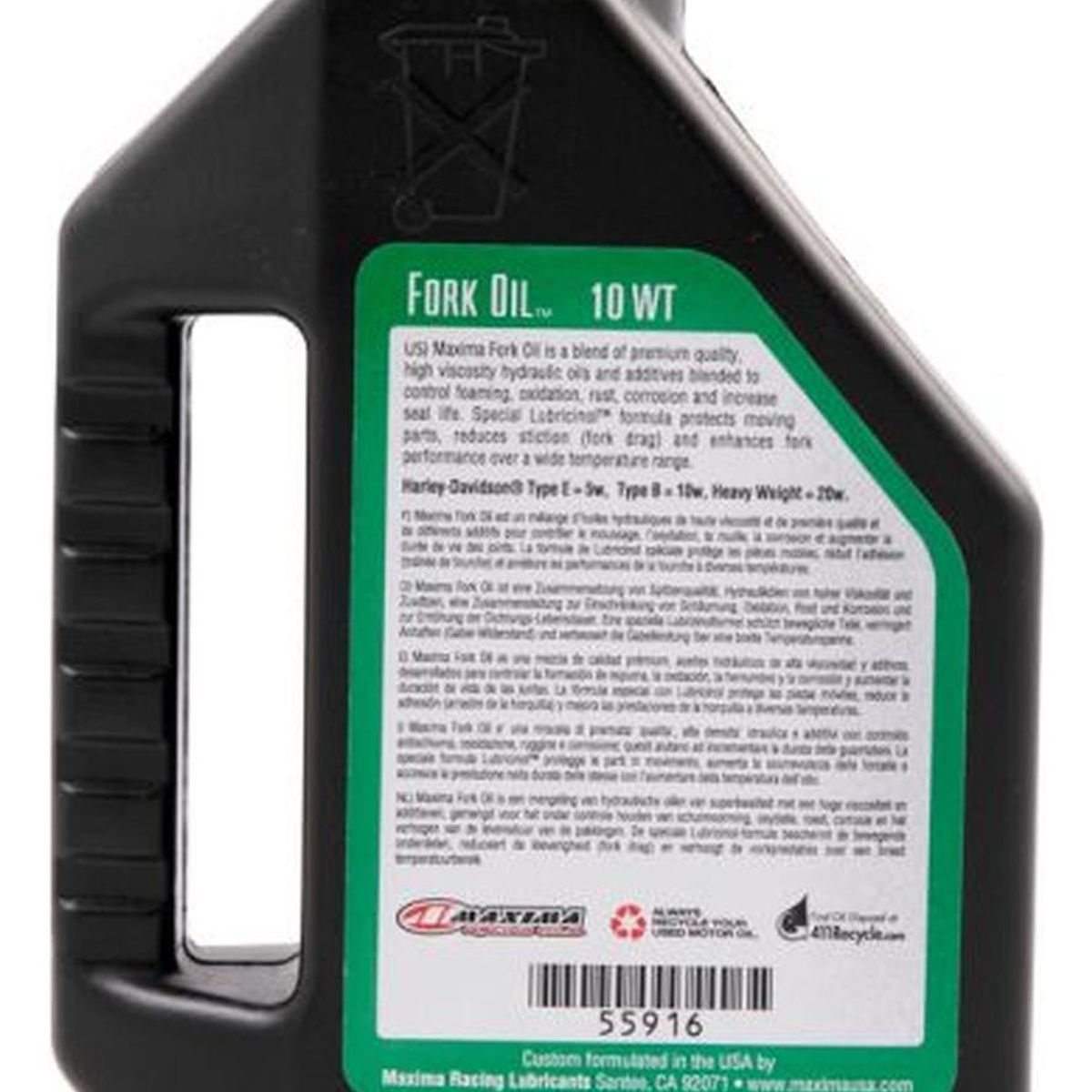 GENERICO - Liquido Telescopicas  Fork Oil 10w Maxima 1l Americano