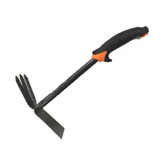 GENERICO - Azada Y Escardillo Jardín Metálico Mango Ergonómico