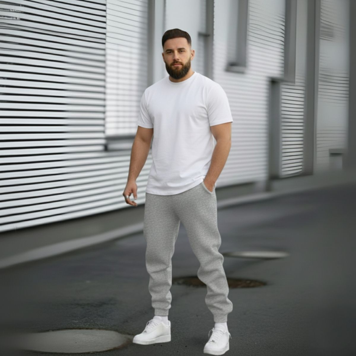 DESIGNERS - Buzo Algodón Hombre Jogger Cómodo Confort Uso Diario Premium