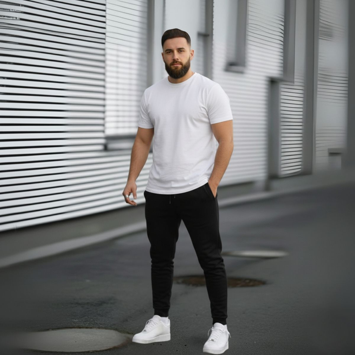 DESIGNERS - Buzo Algodón Hombre Jogger Cómodo Confort Uso Diario Premium