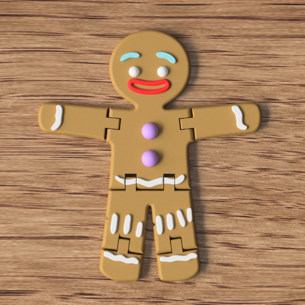 GENERICO - Figura Decorativa- Hombre de Jengibre