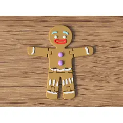 GENERICO - Figura Decorativa- Hombre de Jengibre