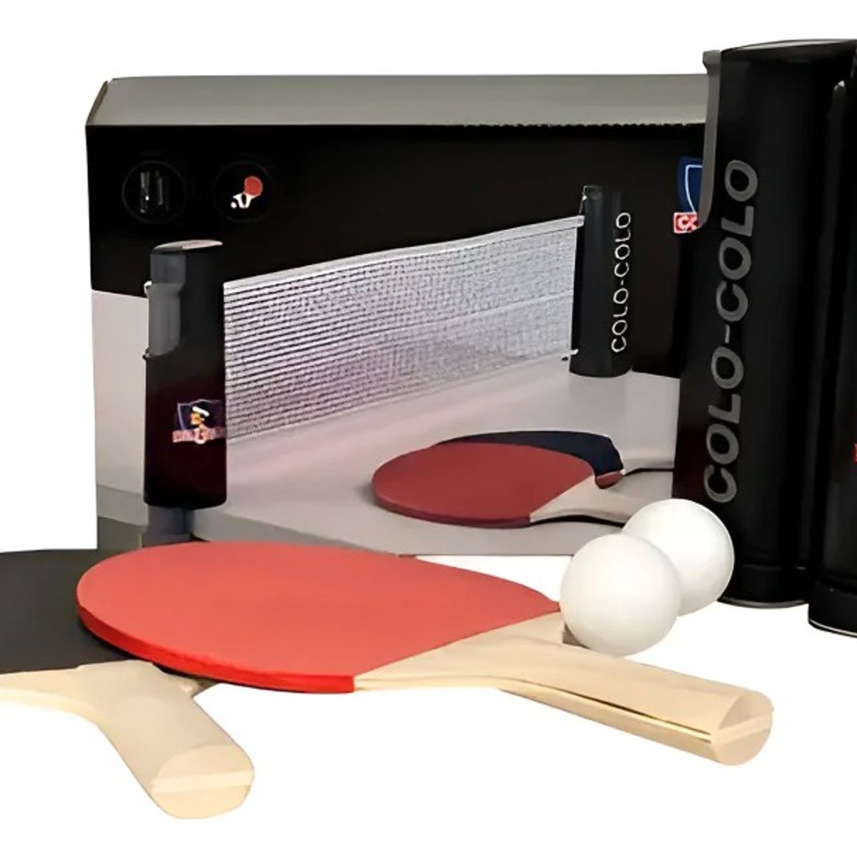 COLO COLO - MALLA PING PONG AJUSTABLE + 2 PALETAS  COLO COLO
