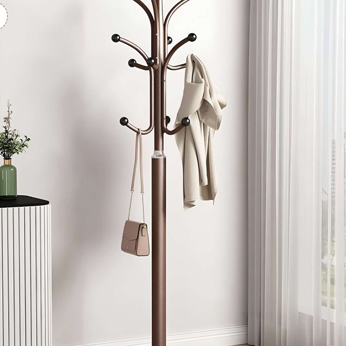 GENERICO - PERCHERO DE PIE COLGADOR DE ROPA Y ACCESORIOS