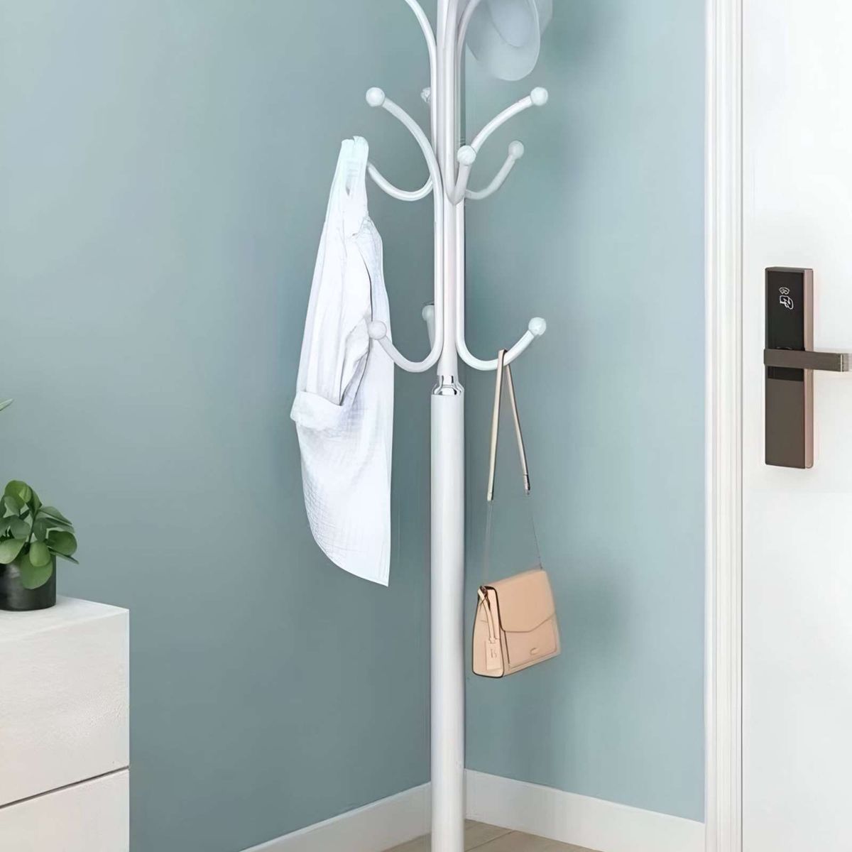 GENERICO - PERCHERO DE PIE COLGADOR DE ROPA Y ACCESORIOS