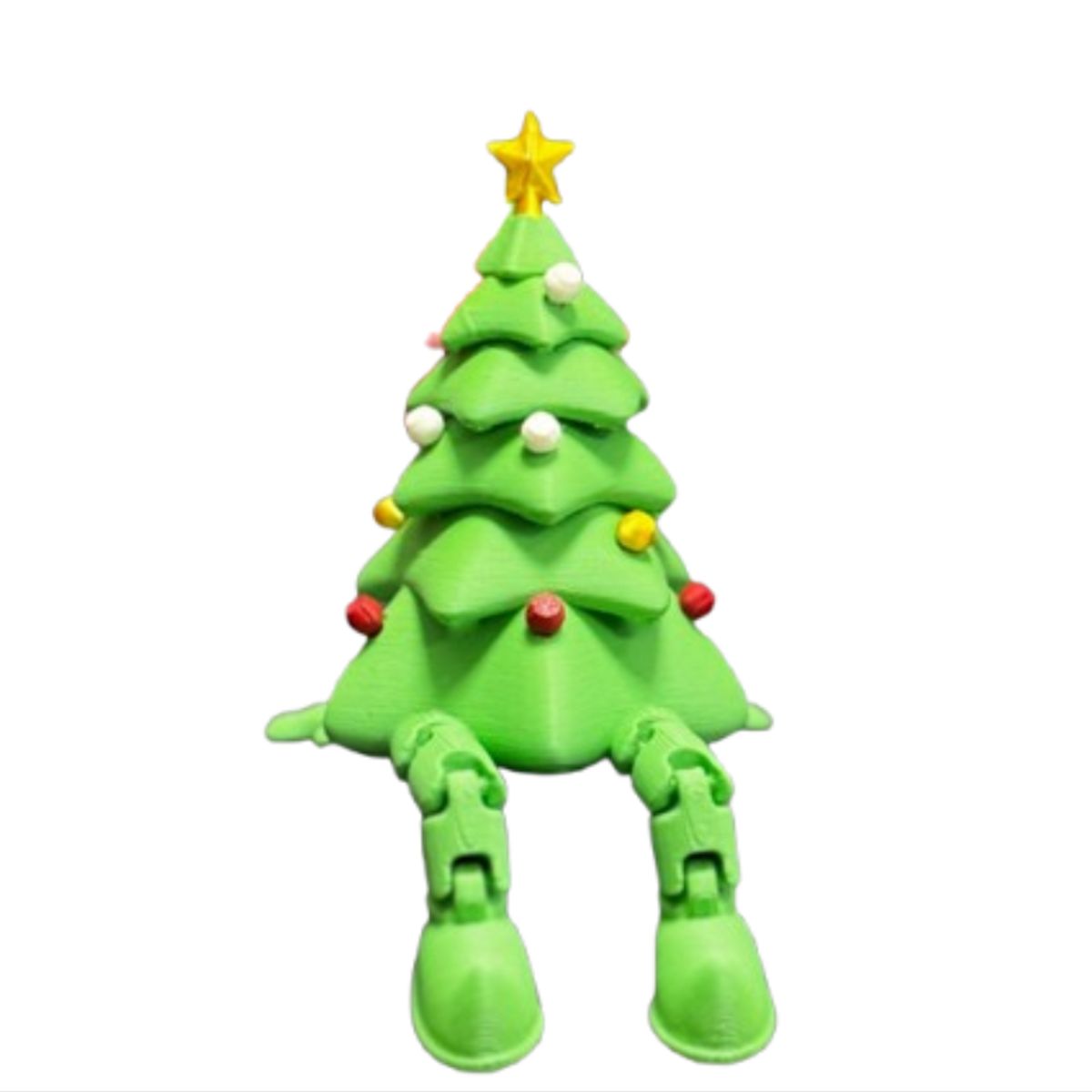 GENERICO - Figura Decoración - Árbol Navideño con Pies Articulado