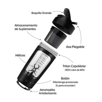 Imagen 2 del producto Shaker Premium Electrico 650 ML