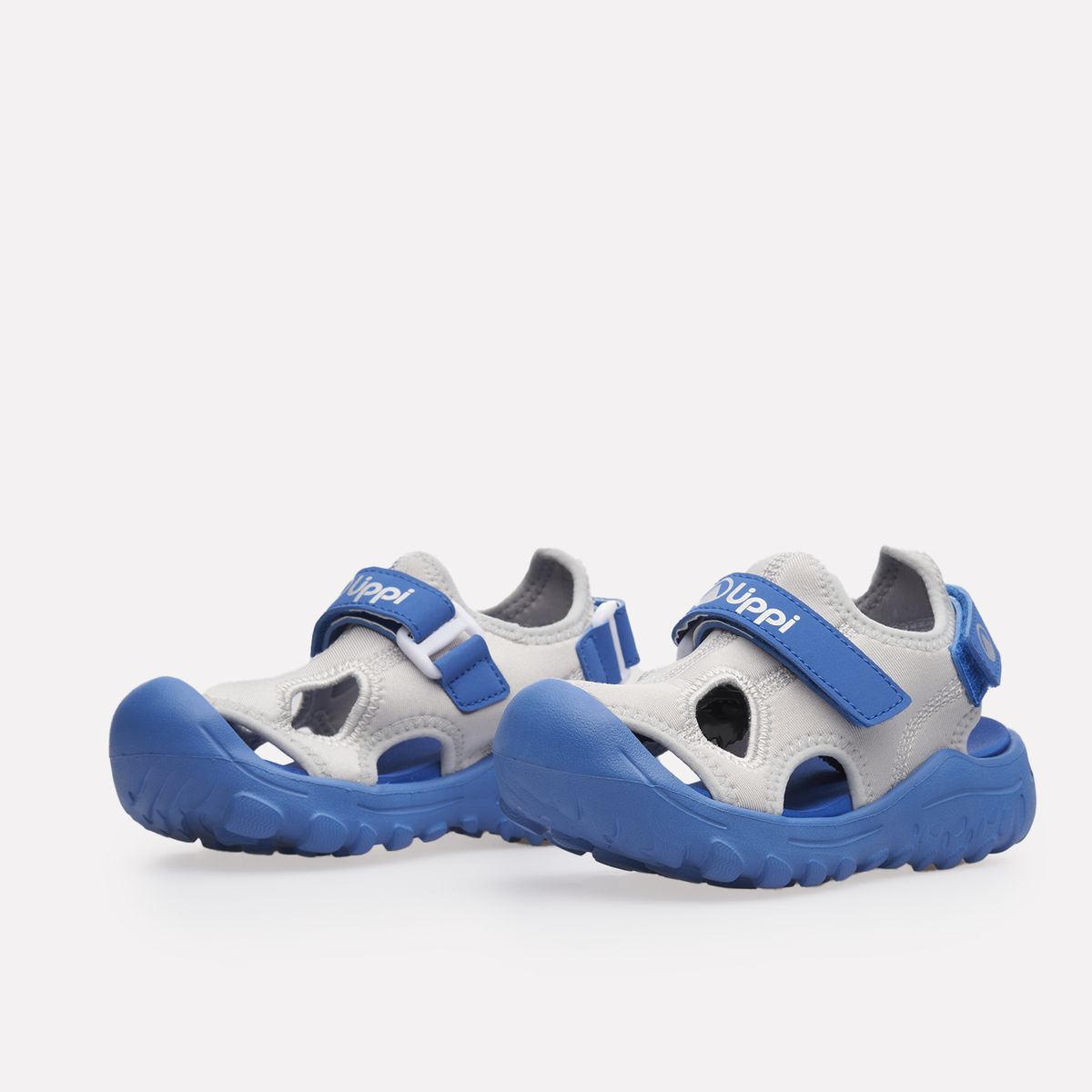 LIPPI - Sandalia Niño Go Out Again Kids Gris / Azul Lippi