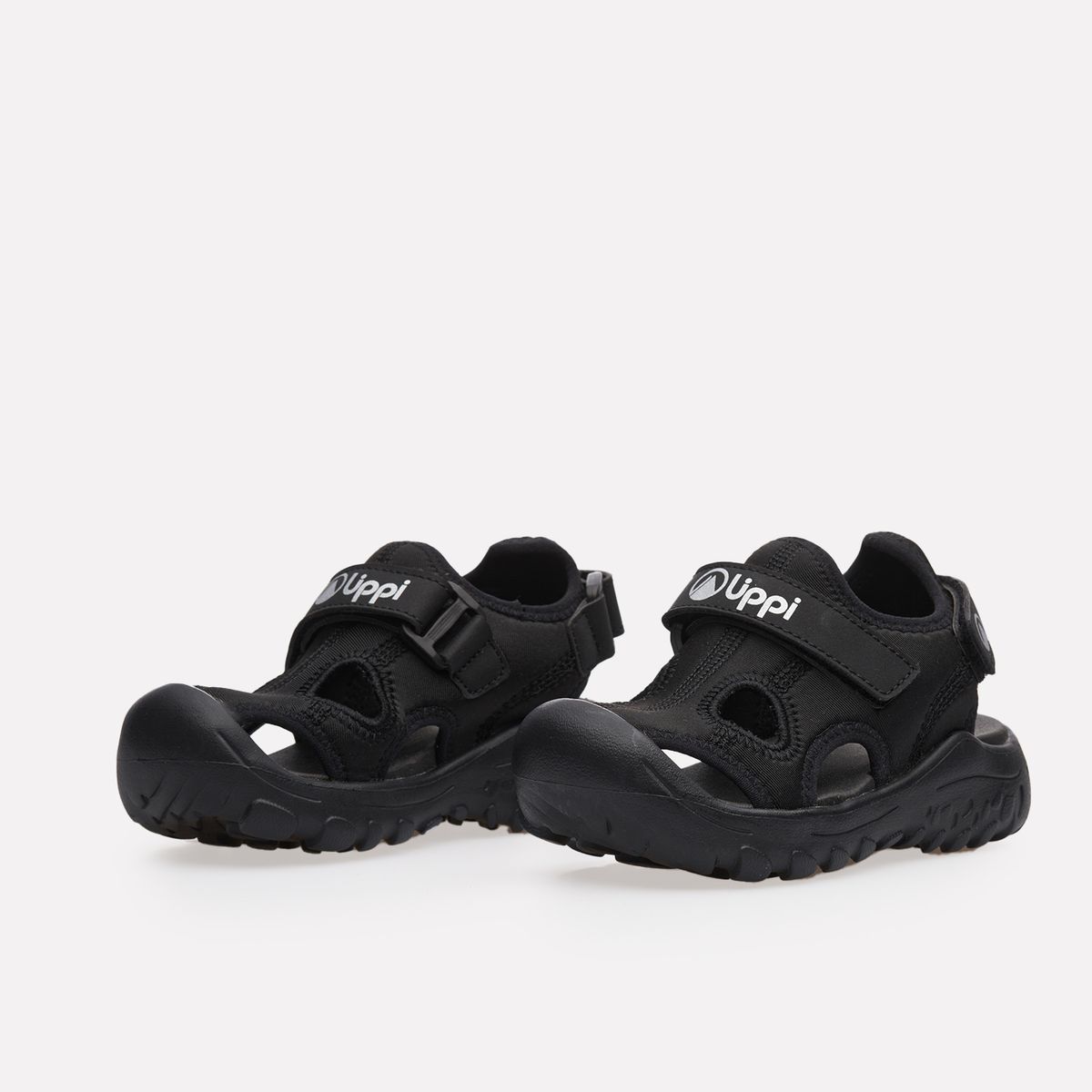 LIPPI - Sandalia Niño Go Out Again Kids Negro Lippi