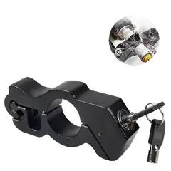 KINDA NICE - Candado Para Motocicletas Bloqueador De Freno Y Acelerador Negro