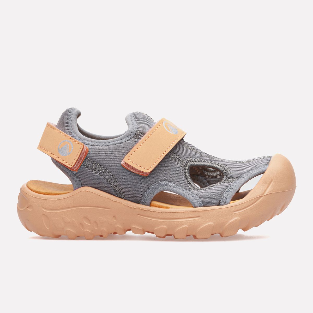 LIPPI - Sandalia Niña Go Out Again Kids Gris / Coral Lippi