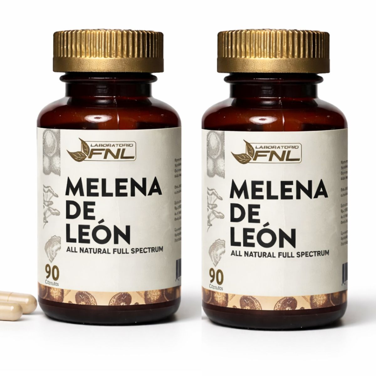 FNL - Pack 2x Melena de León Spectrum 180 Cap.(2X90) Lab FNL