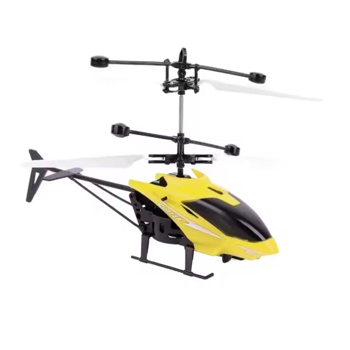 GENERICO - Helicóptero Volador Sensor De Movimiento Mini Dron Juguete Amarillo