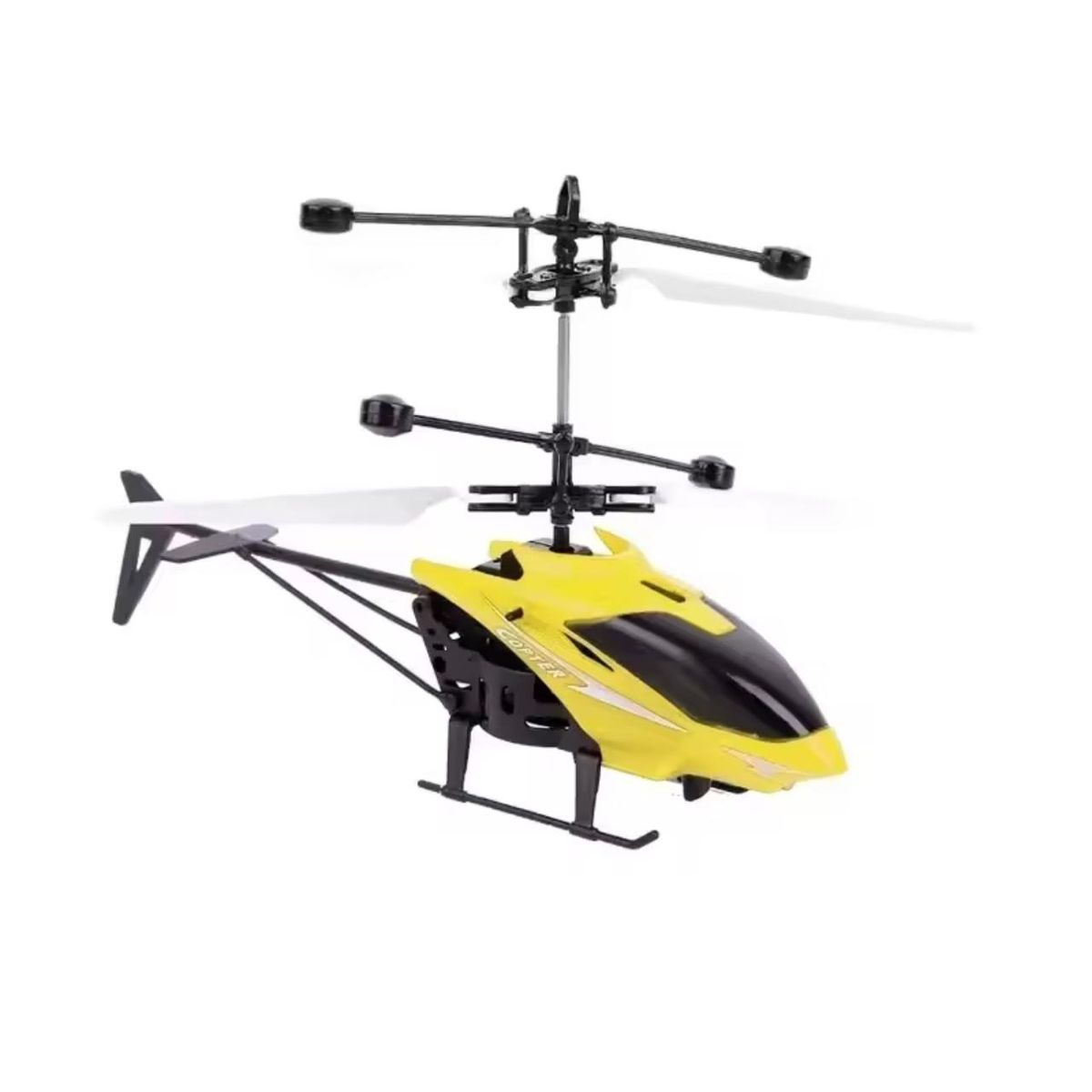 GENERICO - Helicóptero Volador Sensor De Movimiento Mini Dron Juguete Amarillo