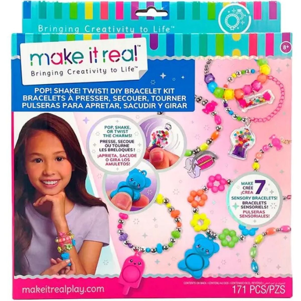 MAKE IT REAL - Kit para crear Pulseras ¡pop Shake Make It Real