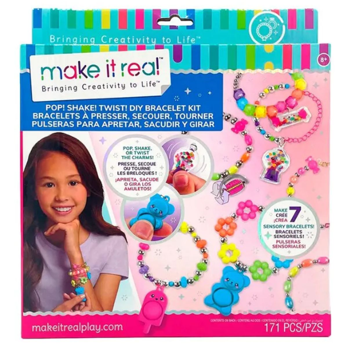 MAKE IT REAL - Kit para crear Pulseras ¡pop Shake Make It Real