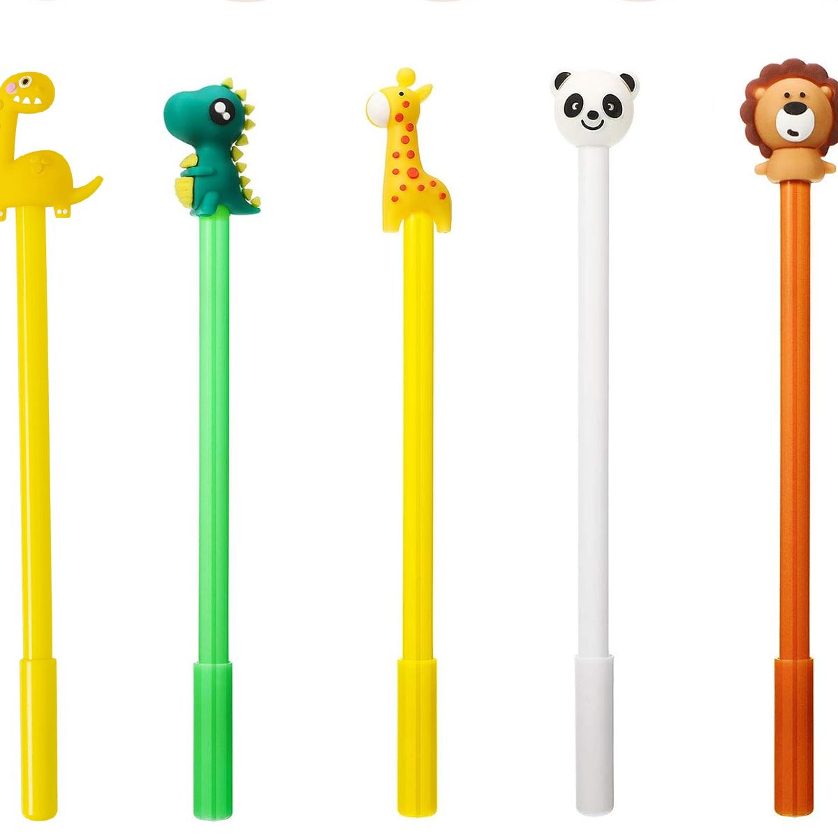 KINDA NICE - Set 60 Lápices Boligrafo Con Diseño De Animales Lindos 0.5mm