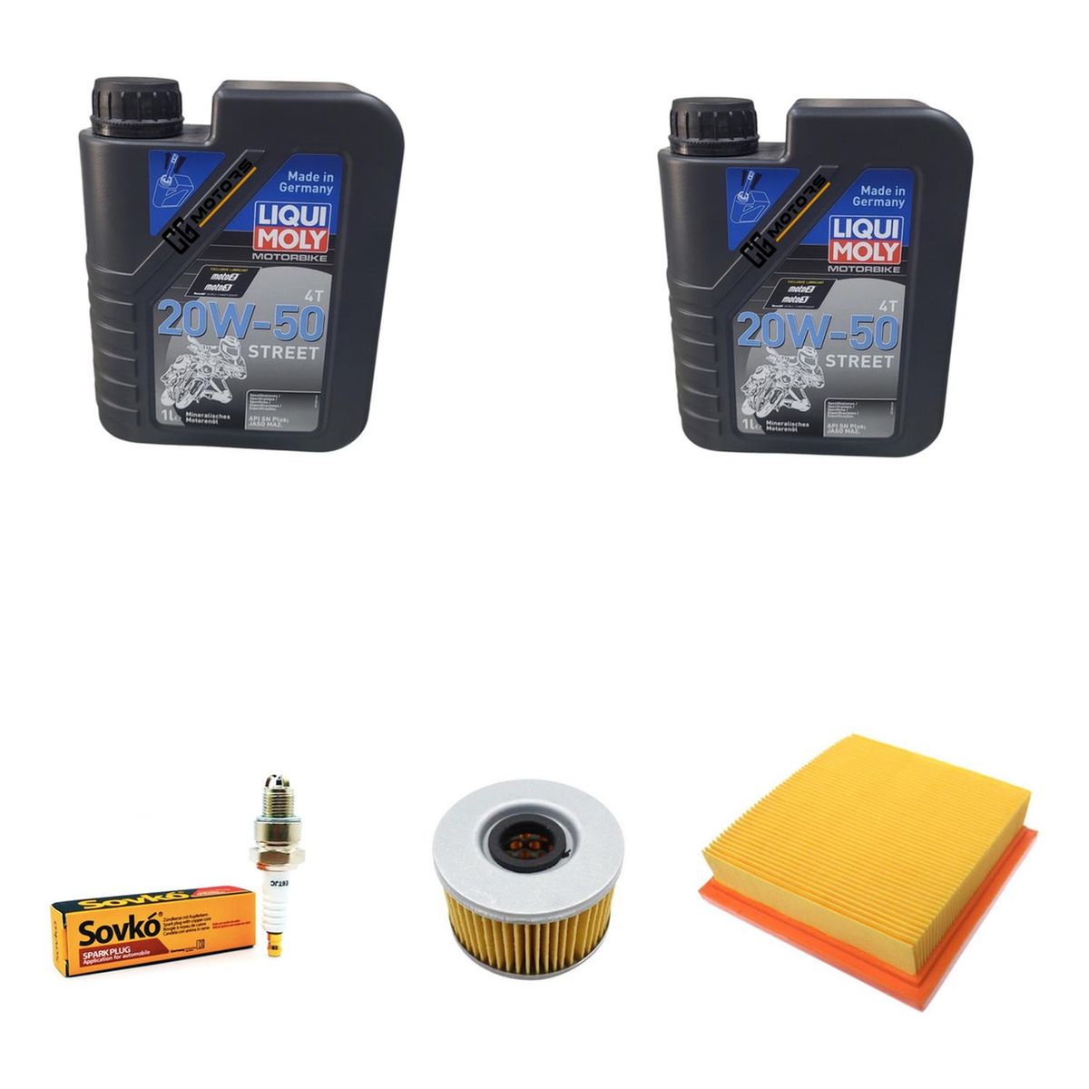 LIQUI MOLY - Kit Mantencion Honda Tornado 250  Cbx 250 Twister - Amarillo