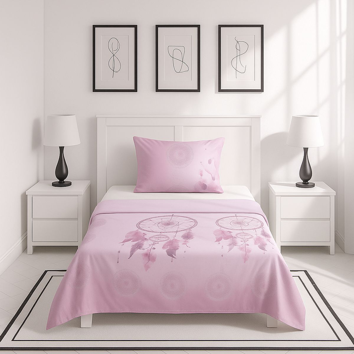 ARMONIA - Sábanas 1½ plazas 144 hilos edición 771 clásicas para dormitorio