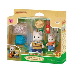 SYLVANIAN FAMILIES - Exploracion Gato Latte Y Bebé Juguete