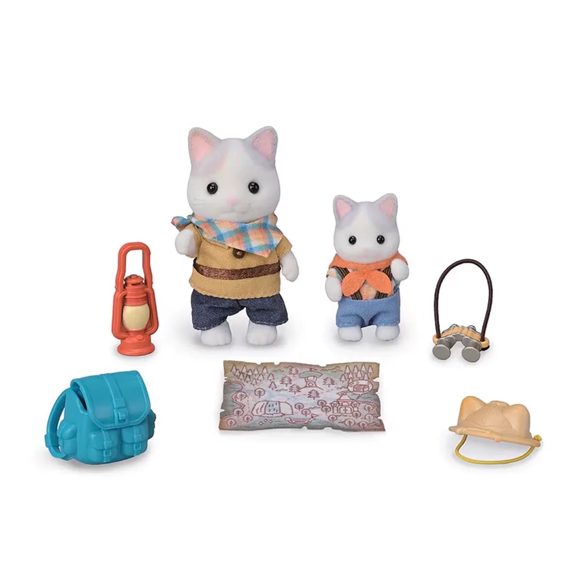 SYLVANIAN FAMILIES - Exploracion Gato Latte Y Bebé Sylvanian Families Juguete